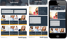 Kwik Loans Responvise website screen shots